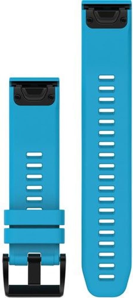 QuickFit 22 mm Armbånd Cirrusblå Silikon, view: 1