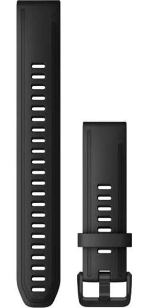 QuickFit 20 mm Watch Band Black Silicone Large, view: 0
