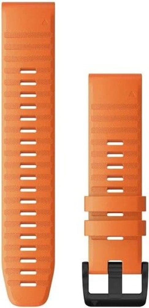 Fenix 6 QuickFit 22mm Watch Band Ember Orange Silicone, view: 0