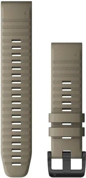 6 QuickFit 22mm Watch Band Dark Sandstone Silicone, view: 0