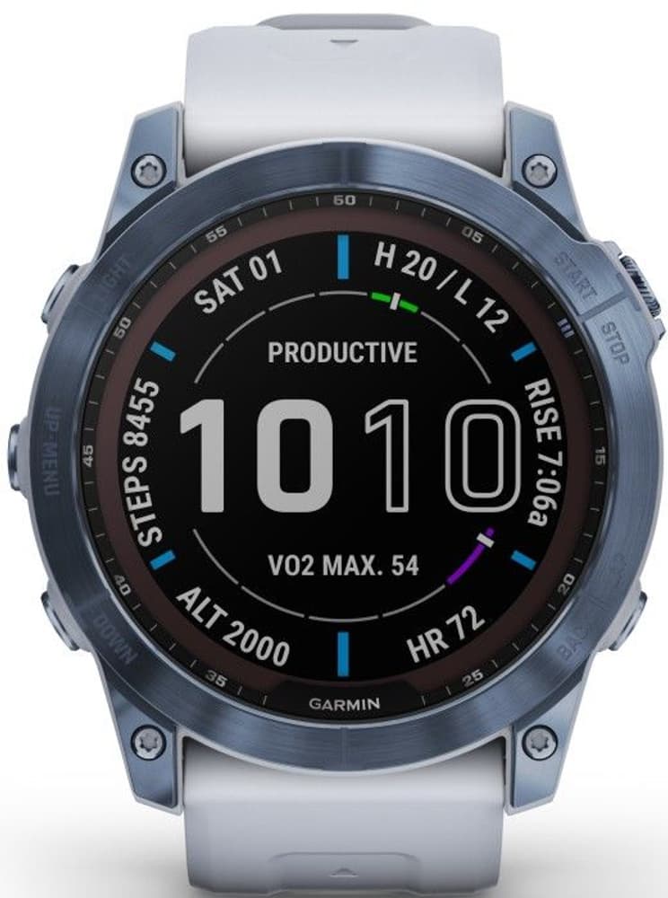 Fenix 7X Sapphire Solar Mineral Blue Titanium, view: 0