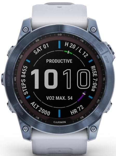 Fenix 7X Sapphire Solar Mineral Blue Titanium, view: 0