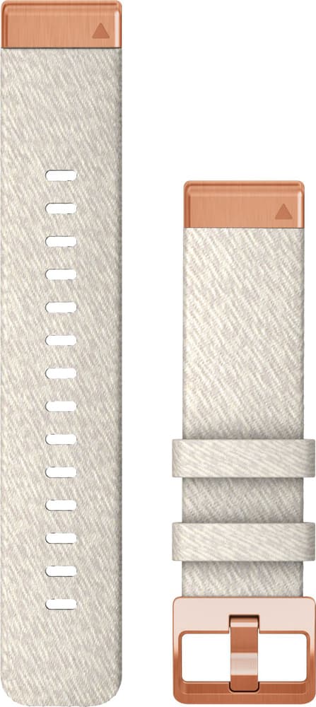 QuickFit 20 mm Cream Heathered Nylon Band Rosé, view: 0