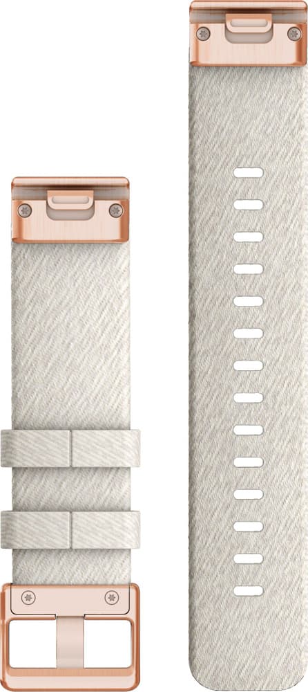 QuickFit 20 mm Cream Heathered Nylon Band Rosé, view: 1