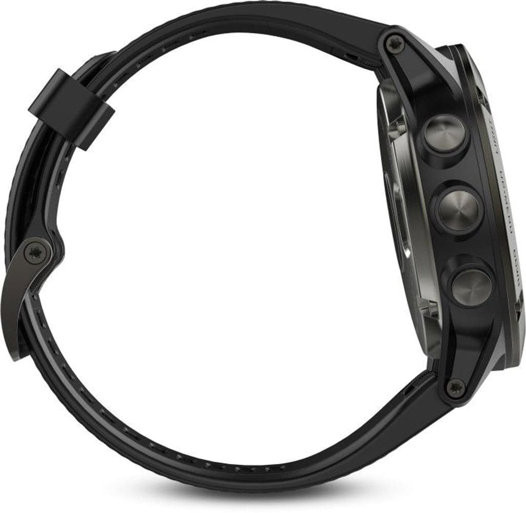 Fenix 5X Sapphire Skifergrå med svart armbånd, view: 5