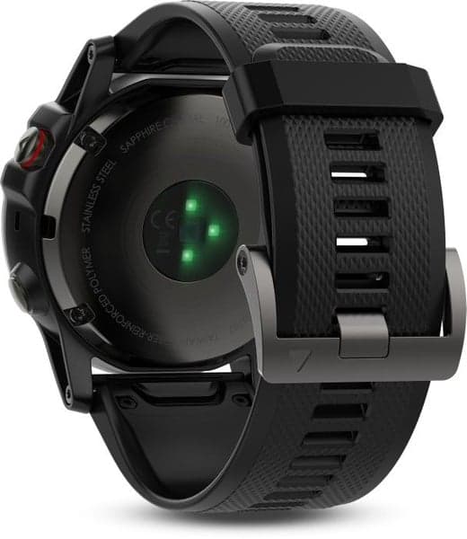 Fenix 5X Sapphire Skifergrå med svart armbånd, view: 3