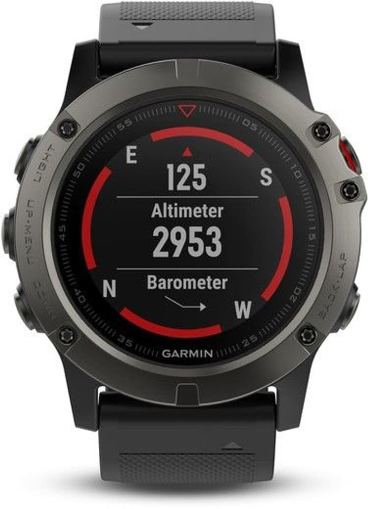 Fenix 5X Sapphire Skifergrå med svart armbånd, view: 1