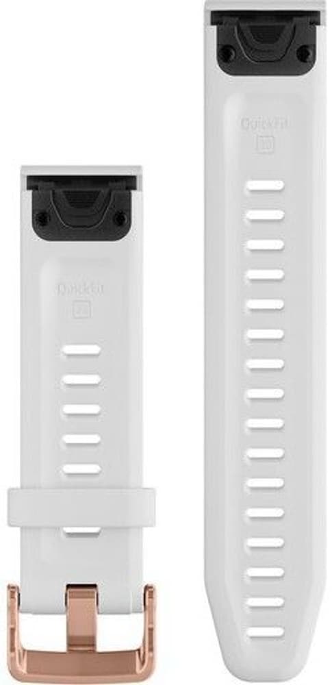 QuickFit 20 mm Armband Carravitt Silikon med Rosé, view: 1