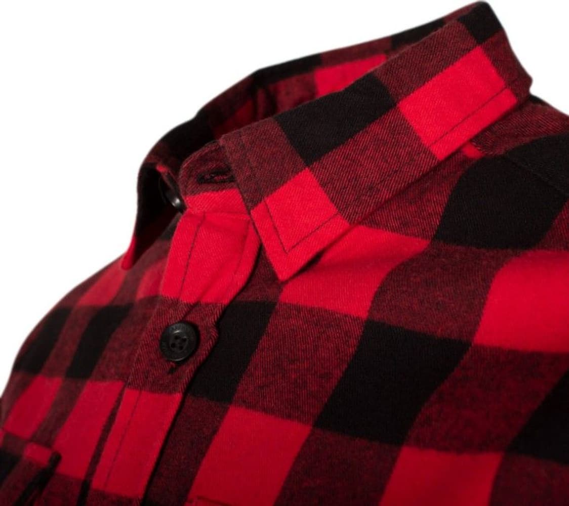 Snickaren Flanellskjorte Tungvekt Rød, view: 5