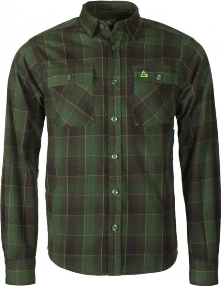 Snickaren Flanellskjorte Tungvikt Grønn, view: 0