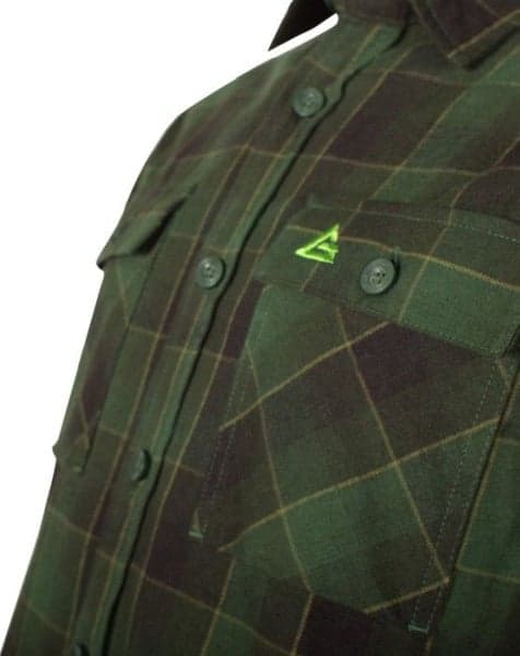Snickaren Flanellskjorte Tungvikt Grønn, view: 4