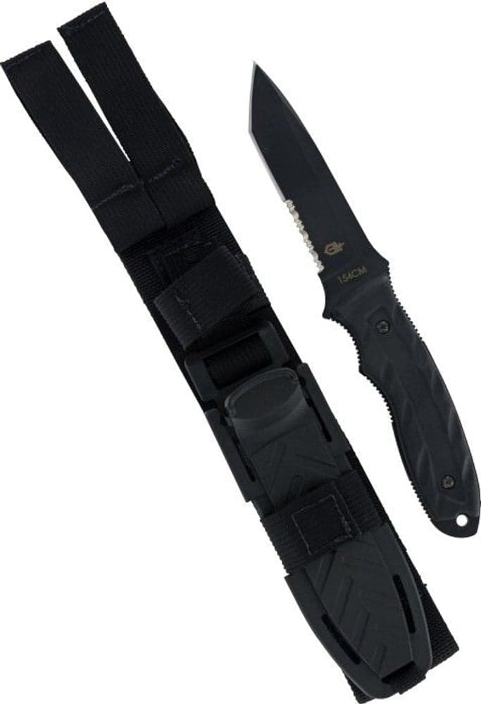 Combat Fixed Blade Knife Black, view: 1
