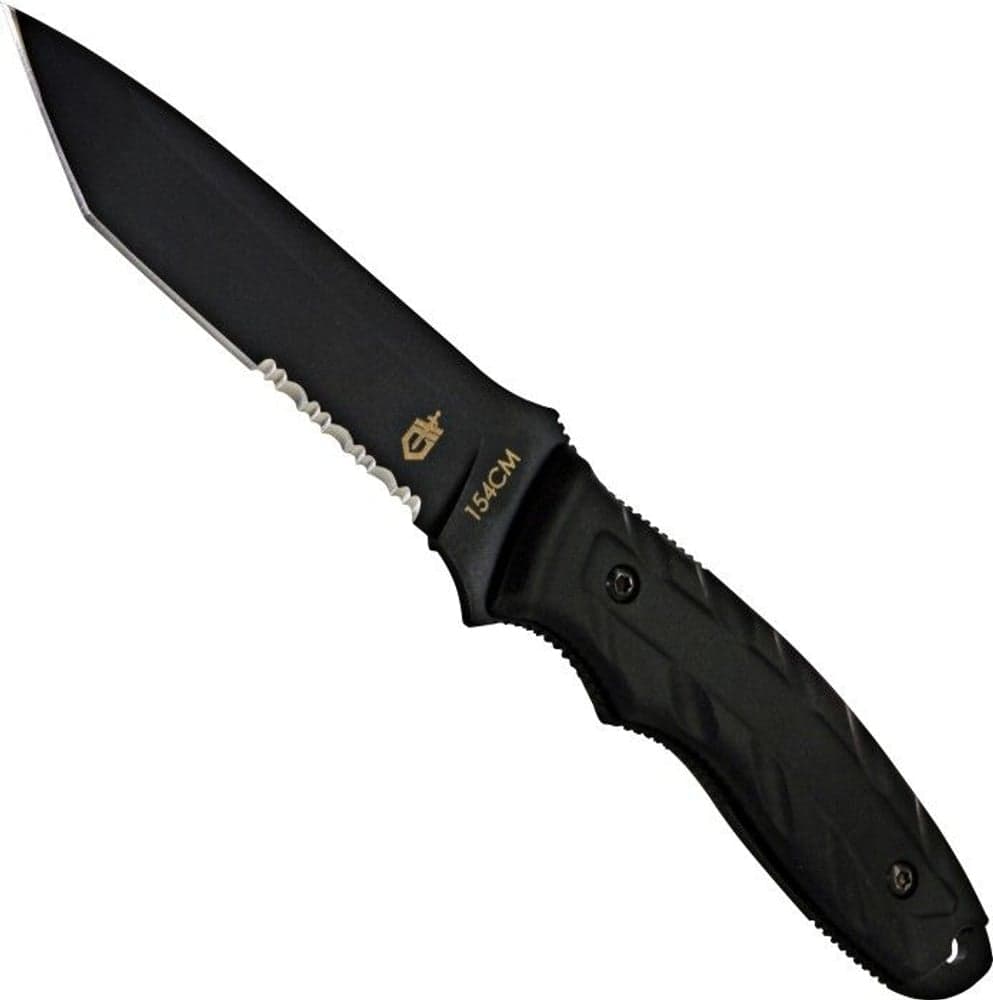 Combat Fixed Blade Knife Black, view: 0