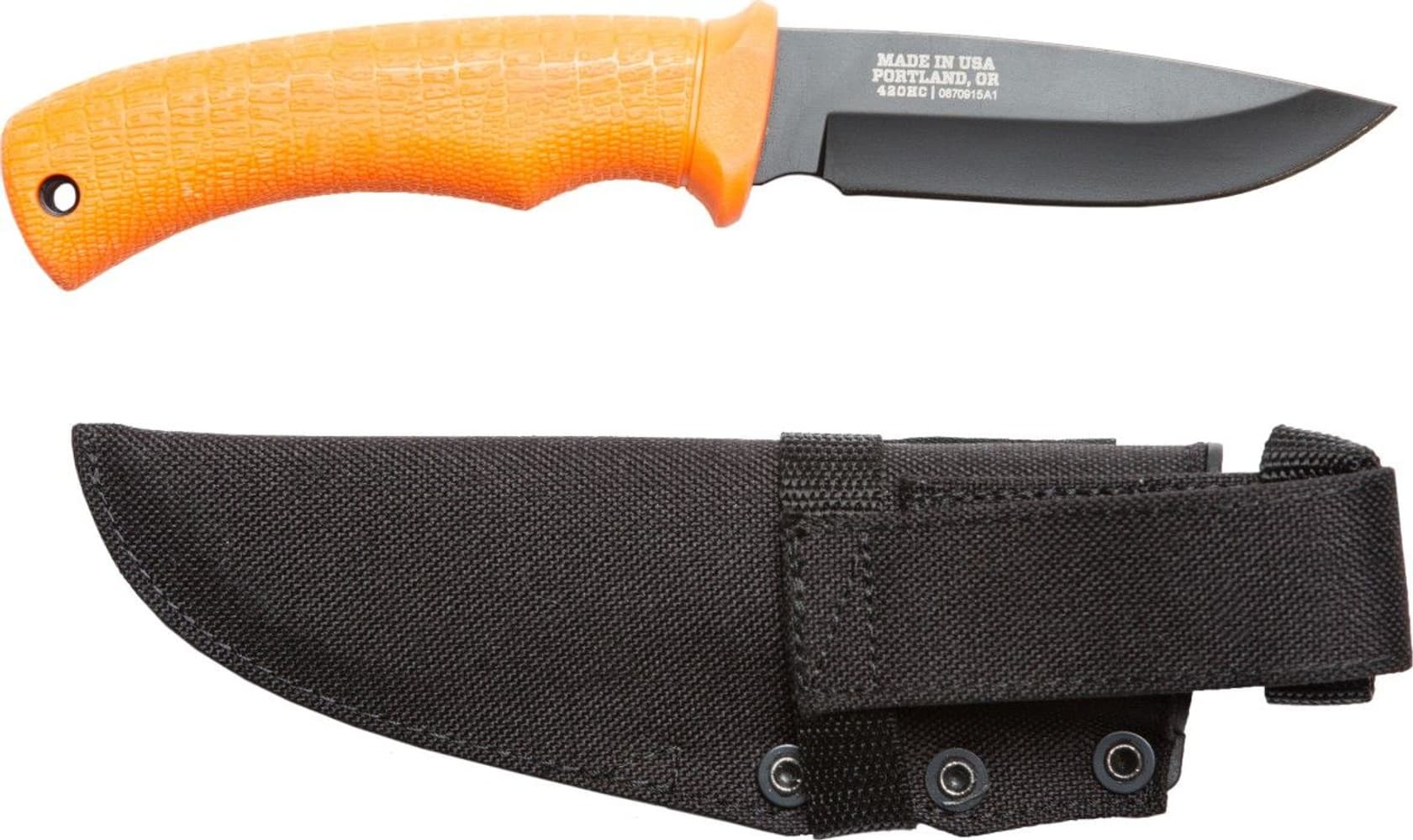 Gator Orange Fixed Blade Drop Point, view: 1