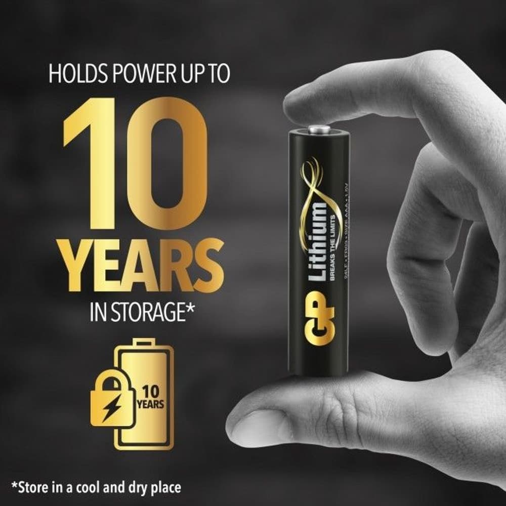 GP AAA-litiumbatteri 1.5V 24LF-2U4 4-pack, view: 6