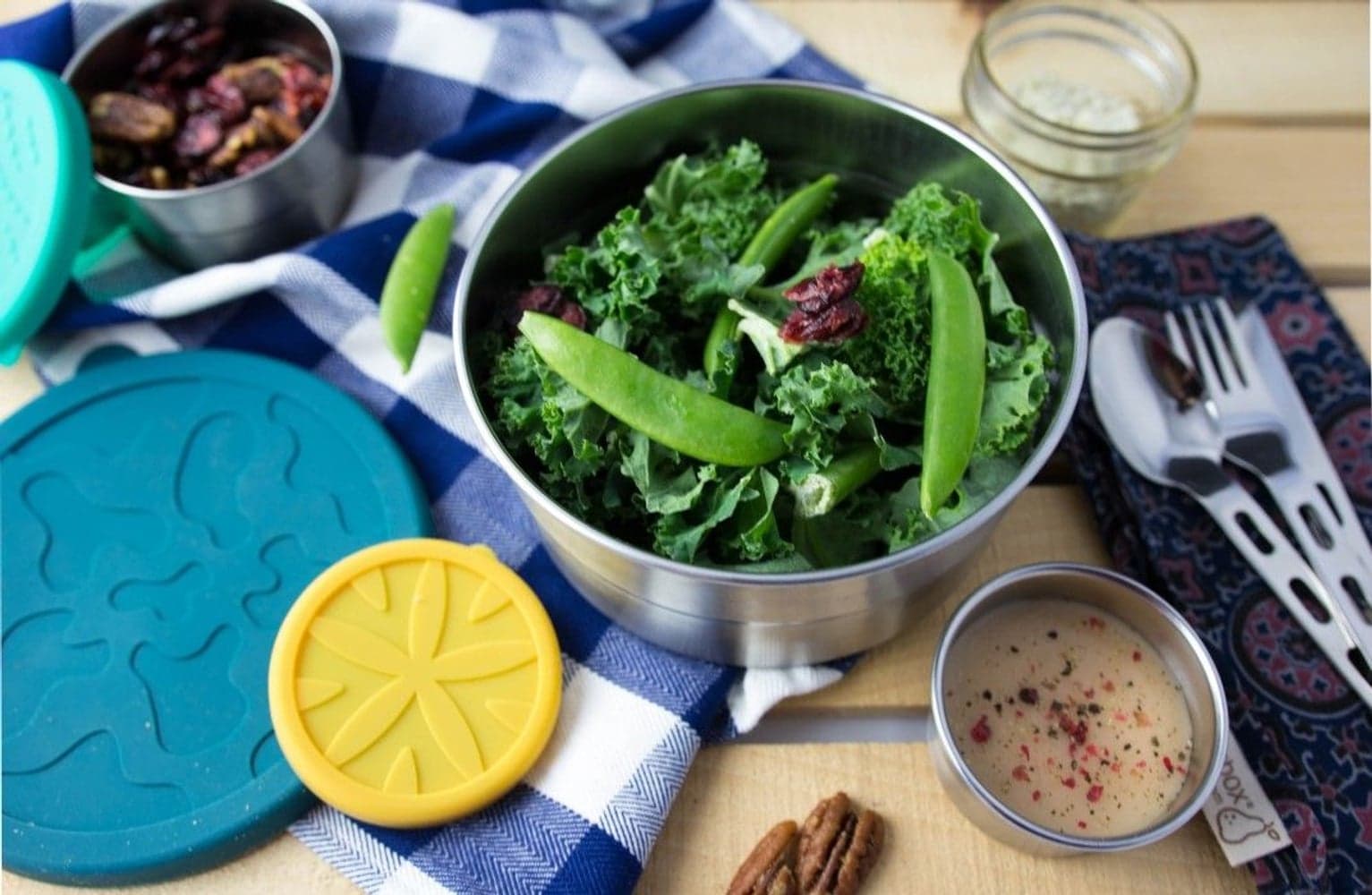 ECOlunchbox Seal Cup XL 590 ml Lekkasjesikker matboks, view: 2