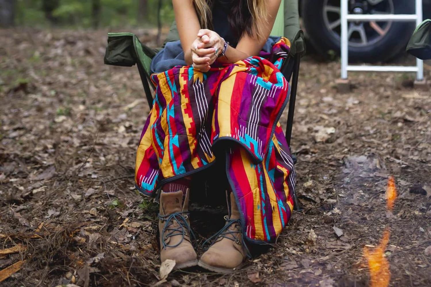 Eno FieldDay Blanket Kilim Red, view: 7