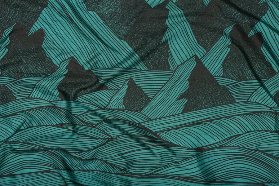 Eno DoubleNest Bluesign Print Mountains to Sea Grey, view: 2