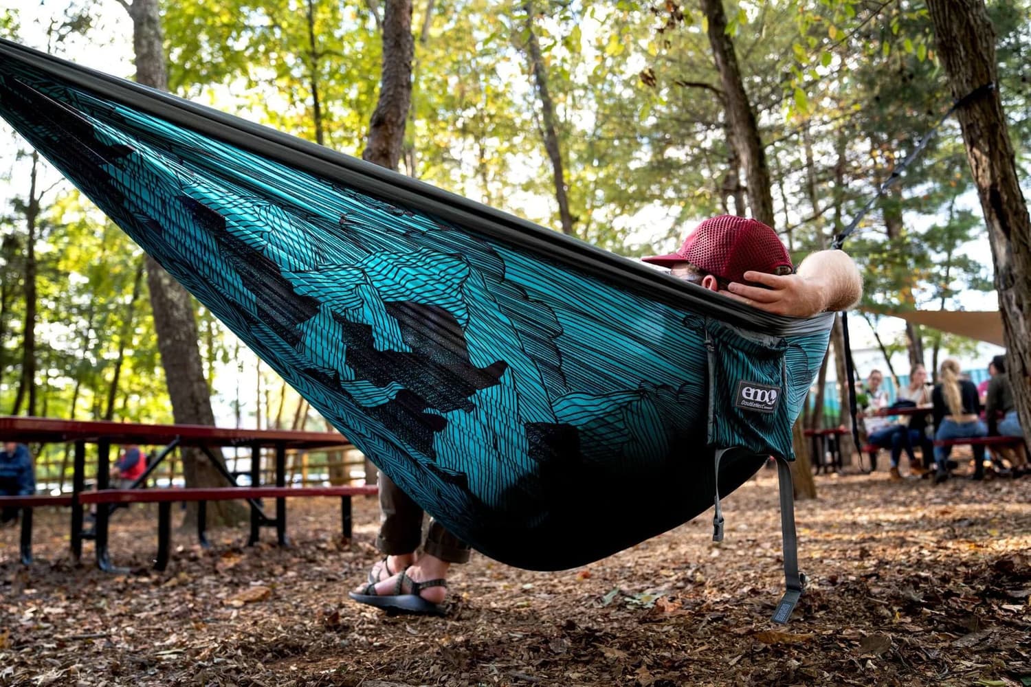 Eno DoubleNest Bluesign Print Mountains to Sea Grey, view: 3