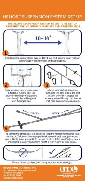 Eno Helios Ultralight Suspension System Grey, view: 2