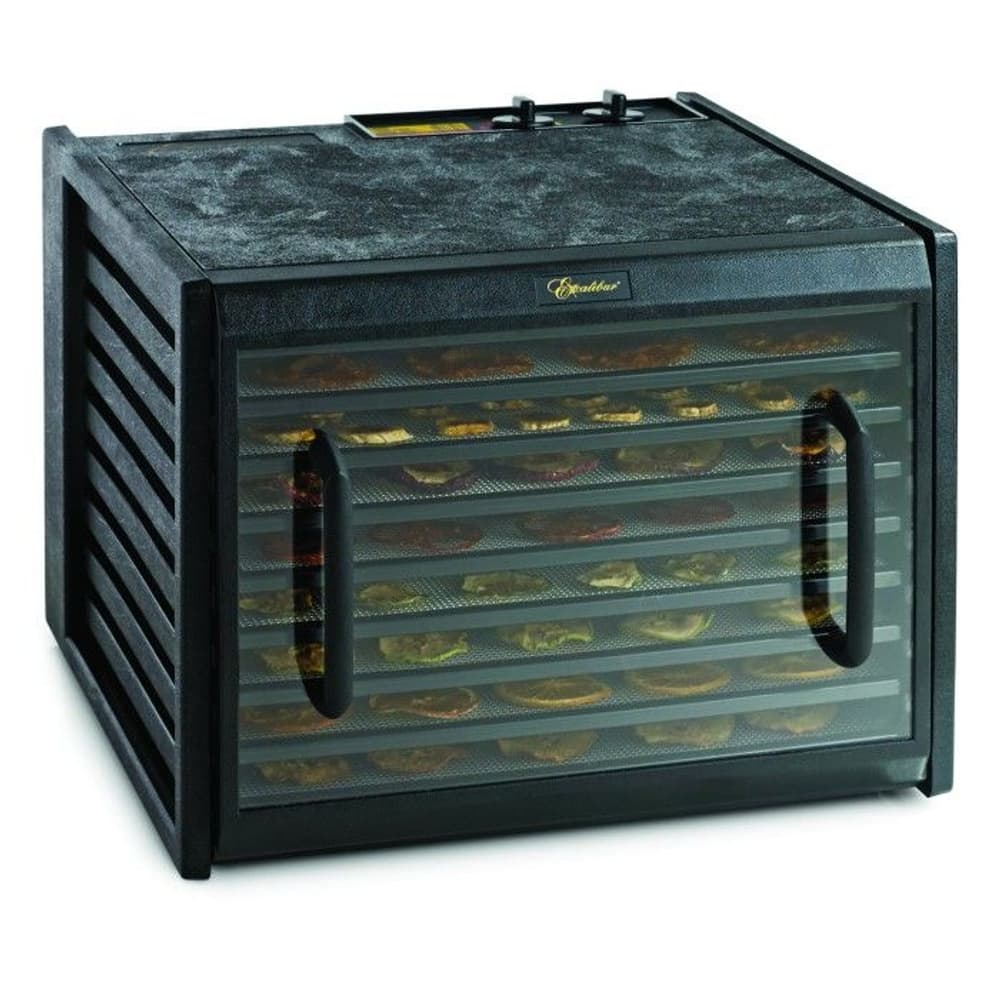 EXD-9 Tørkeovn 9 skuffer 26t timer transparent front, view: 3