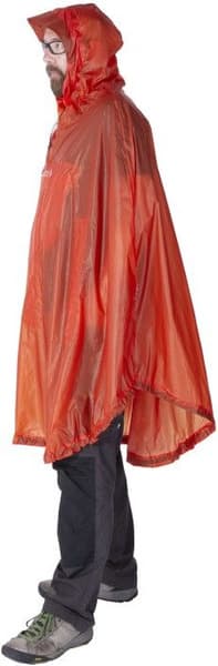 Bike + Hike Poncho Dark Lava - view: 0