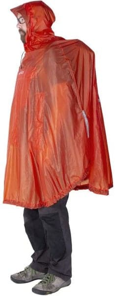 Bike + Hike Poncho UL Dark Lava, view: 1