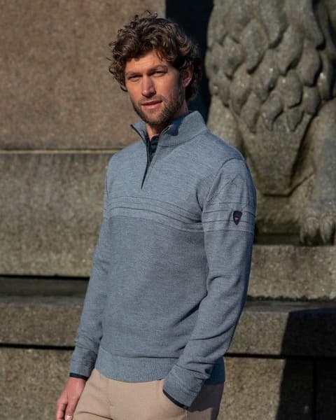 Dale Of Norway M's Syv Fjell Half Zip Darkgreen/Smoke, view: 1