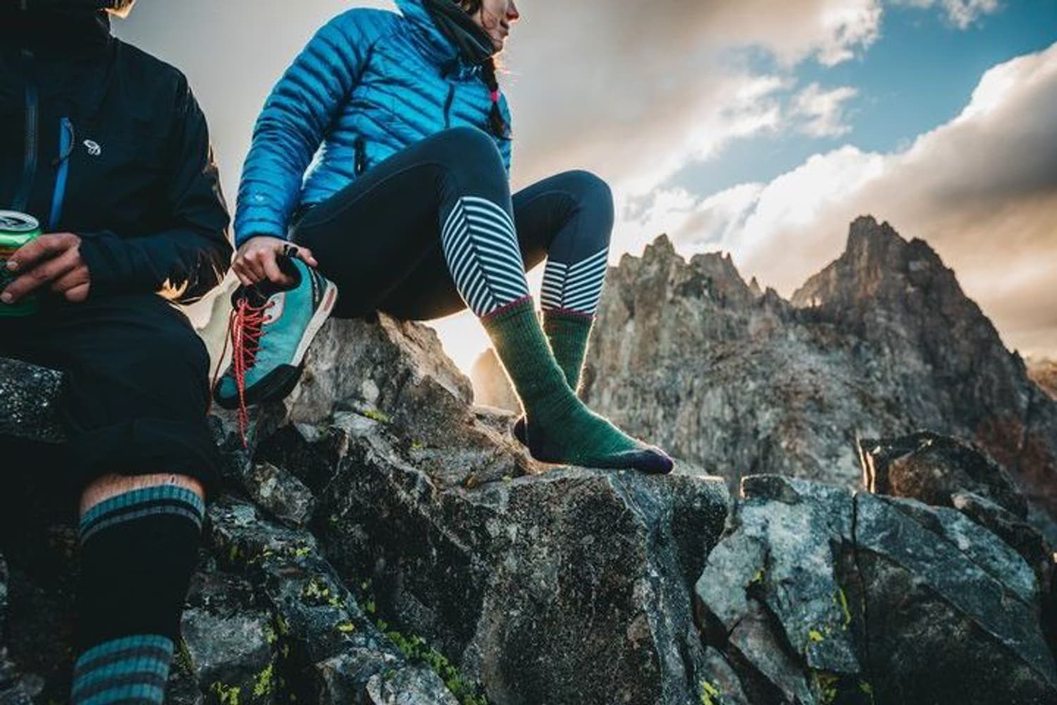 W's Hiker Micro Crew Sock Cushion Denim, view: 1