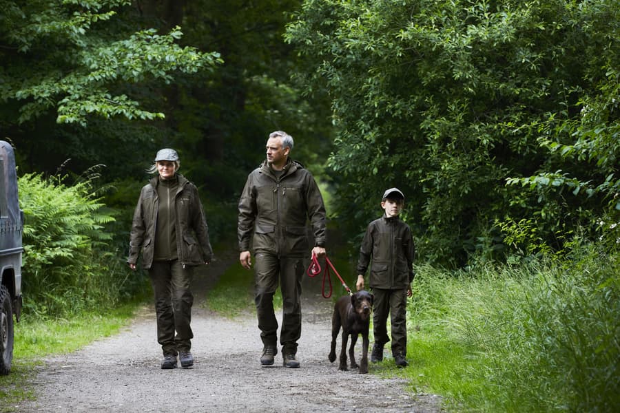 Lady Chasse Trousers Olive Night Melange, view: 4