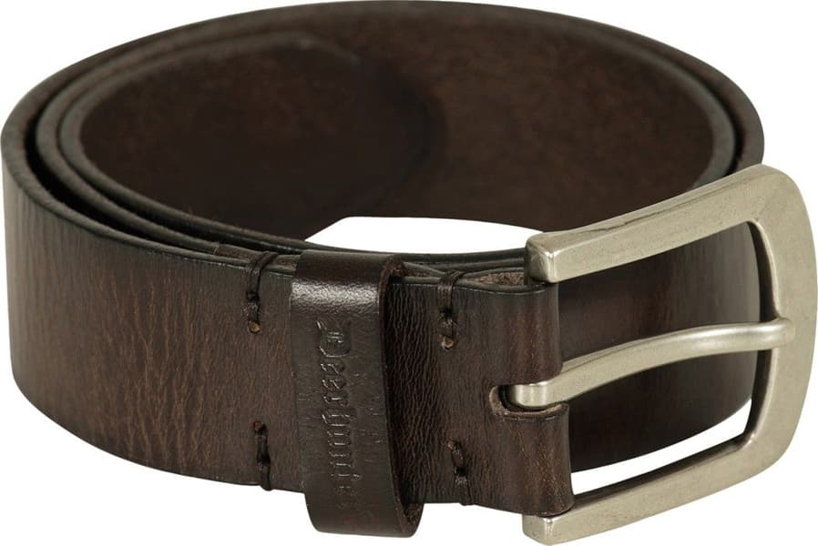 Leather Belt, Width 4 Cm Dark Brown, view: 0