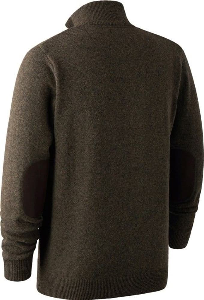 Hastings Knit Zip-neck Dark Elm, view: 1