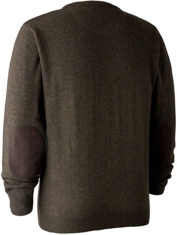 Sheffield Knit w. O-Neck Dark Elm, view: 1