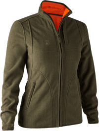 Lady Pam Bonded Fleece Jacket Reversible Orange - view: 0