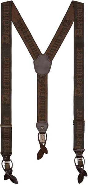 Combi Braces, Buttons And Clips Walnut 130 cm, view: 0