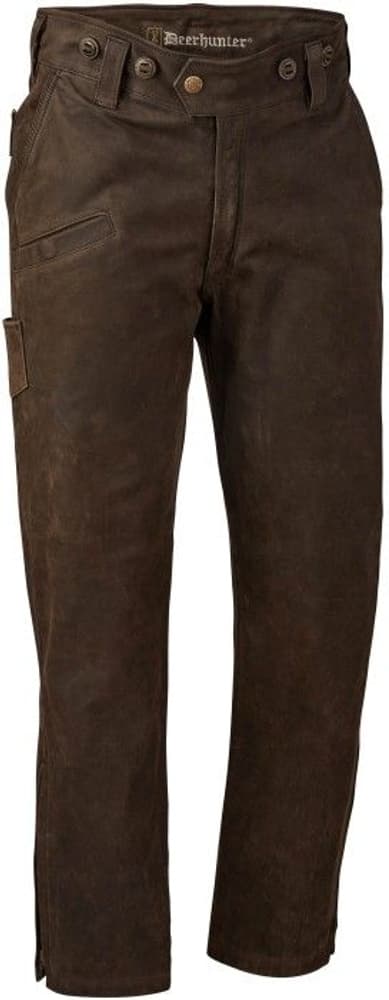Strasbourg Leather Boot Trousers Chocolate Brown, view: 0