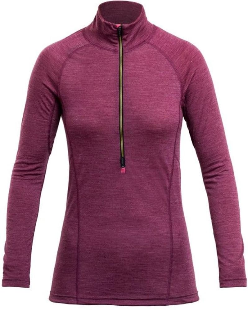Running Woman Zip Neck Plum, view: 0