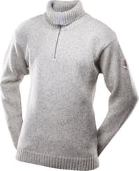 Nansen Sweater Zip Neck Grey Melange - view: 1
