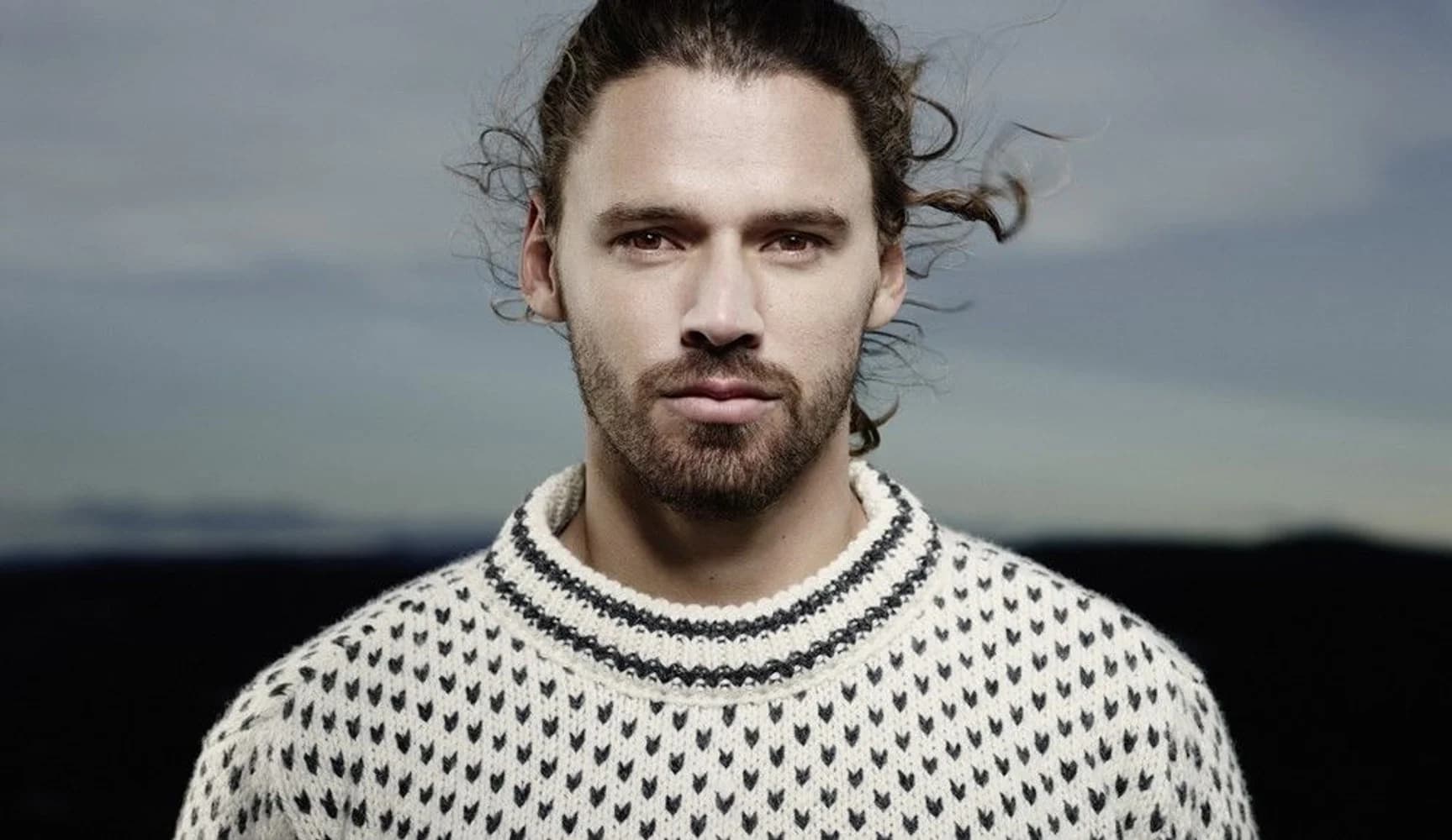 Nordsjø Sweater Crew Neck Offwhite/Anth., view: 2