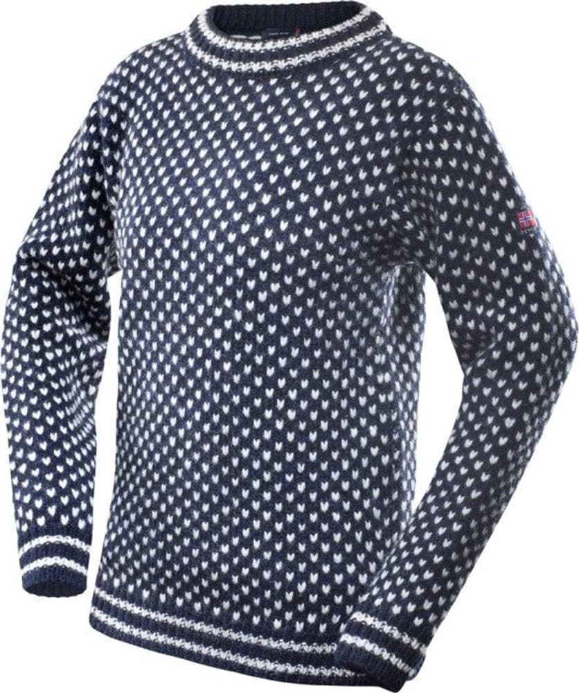 Nordsjø Sweater Crew Neck Dark Blue/Grey, view: 0