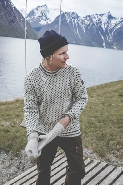 Original Islender Crew Neck Offwhite/Anthracite, view: 2