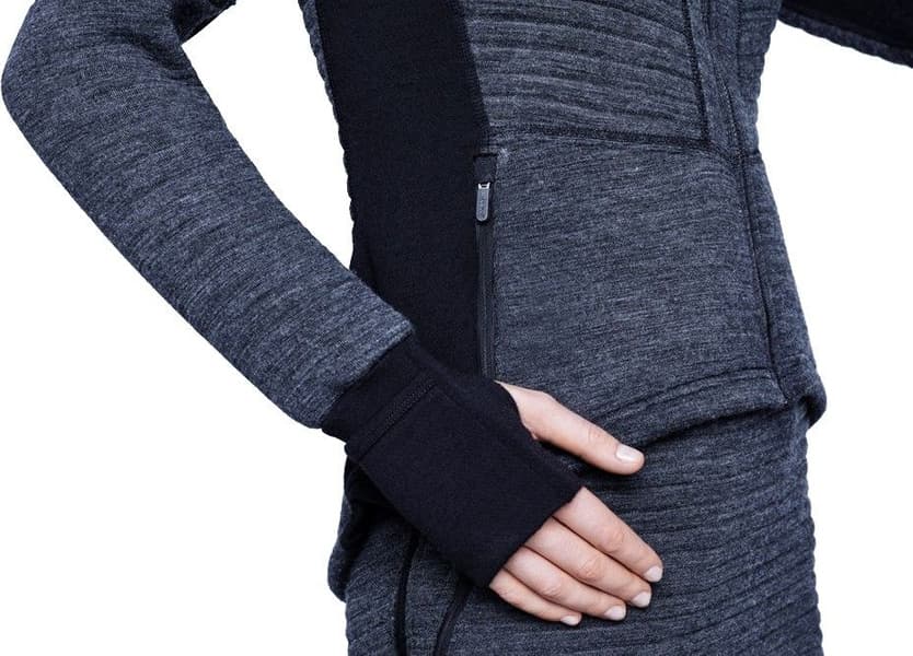 Tinden Spacer Woman Jacket W/Hood Anthracite, view: 1