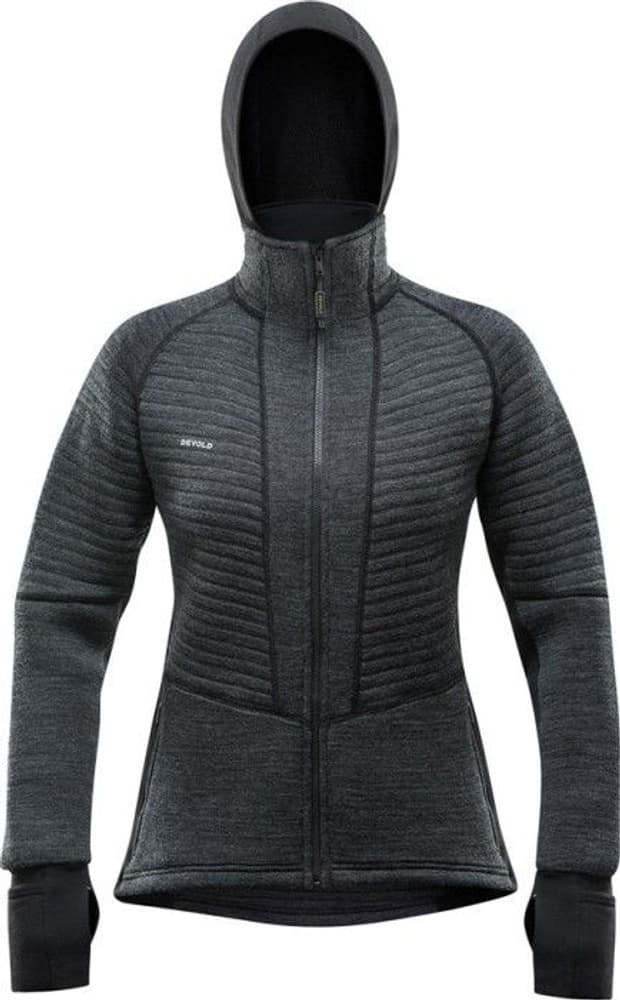 Tinden Spacer Woman Jacket W/Hood Anthracite, view: 0