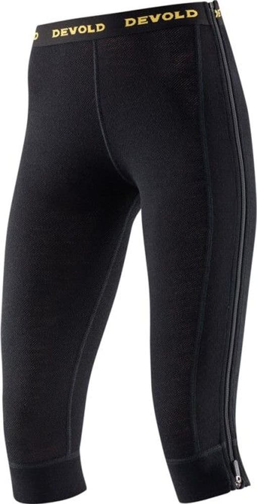 Wool Mesh Woman Zip-Off Capri Black, view: 0