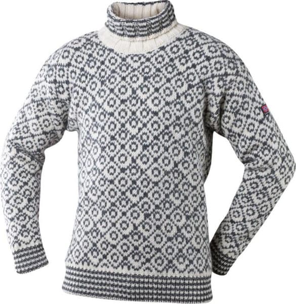 Svalbard Sweater High Neck Off White/Anth., view: 1