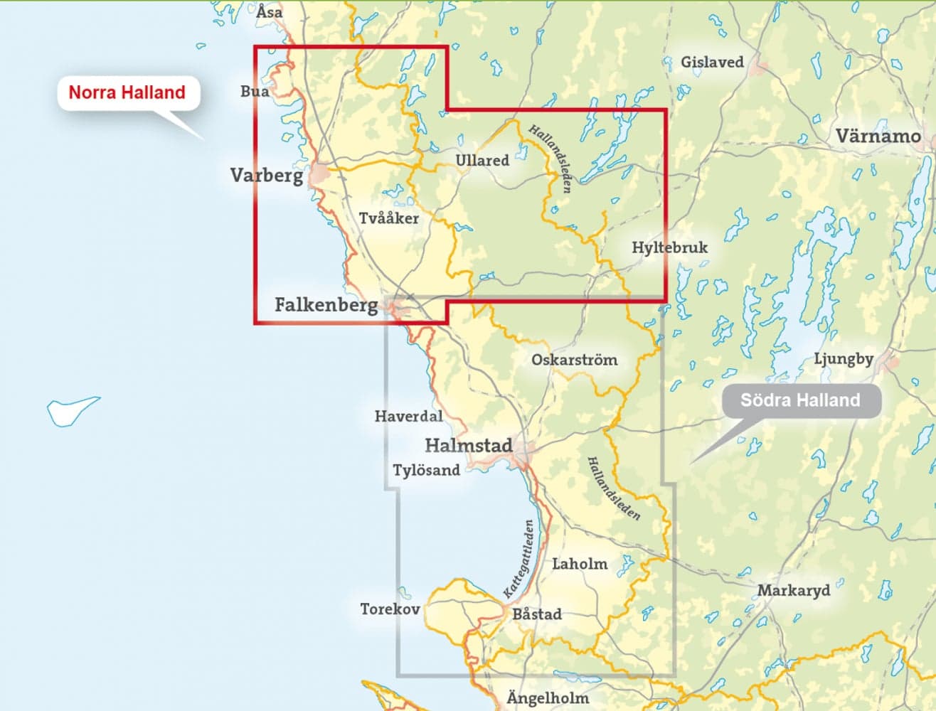 Norra Halland 1:50 000, view: 2