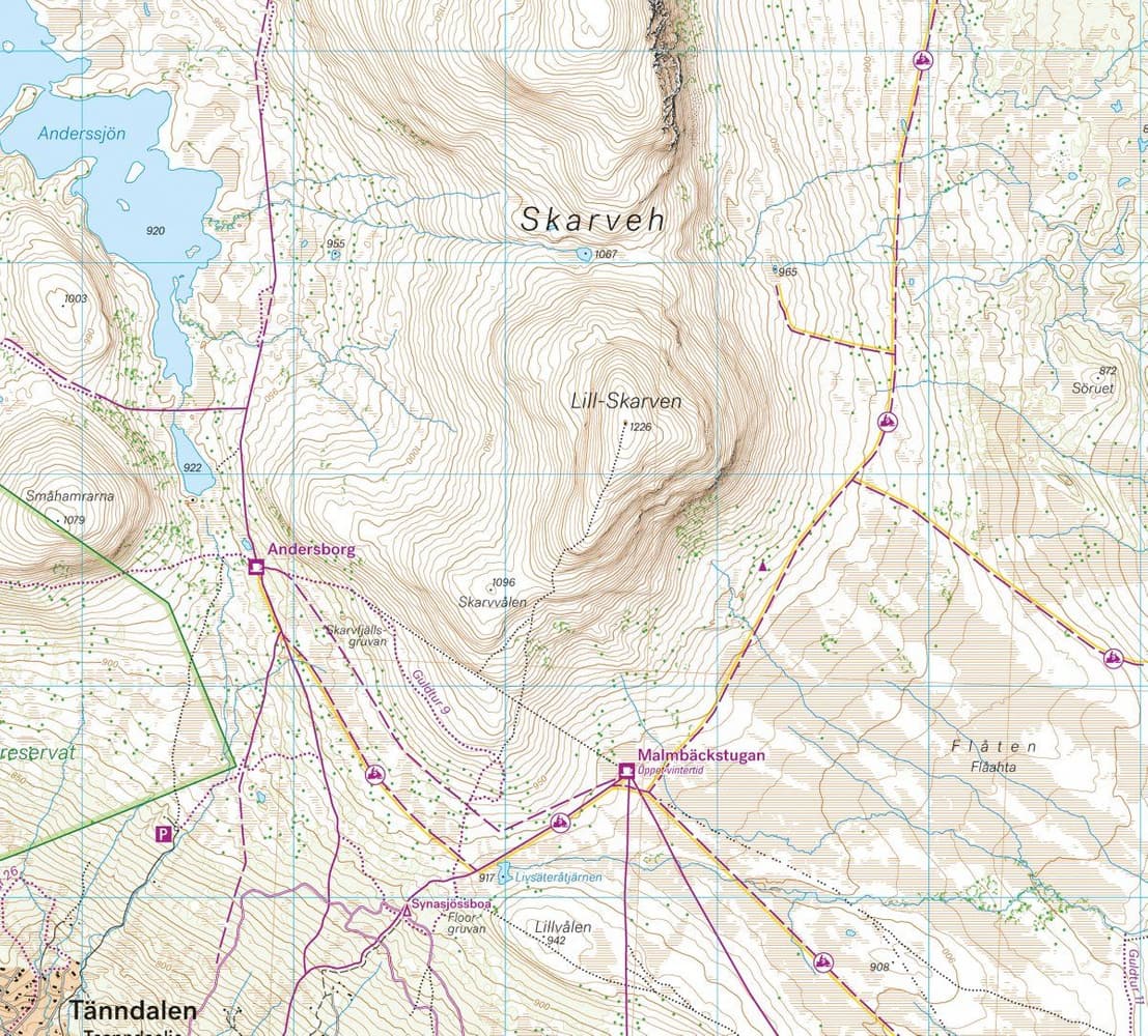 Funäsfjällen 1:25 000, view: 1