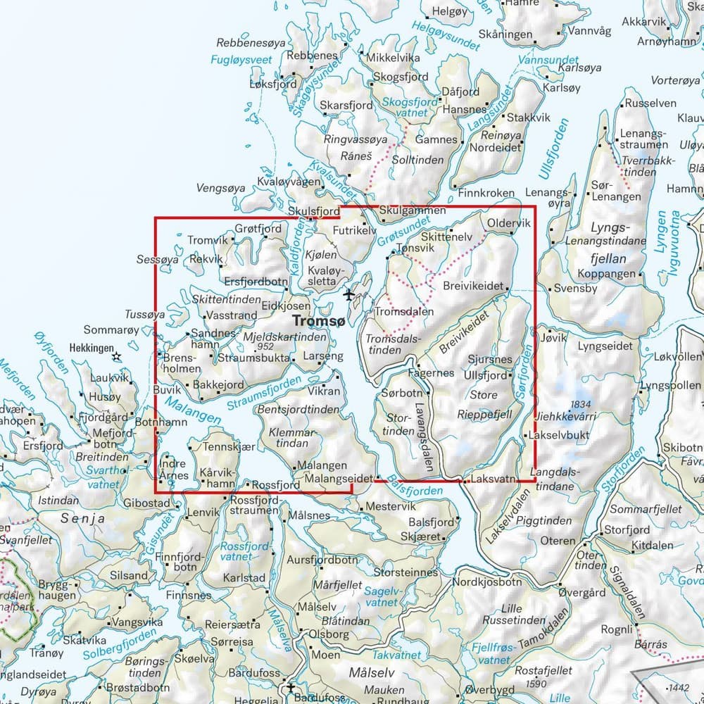 Turkart Tromsø 1:50 000, view: 1