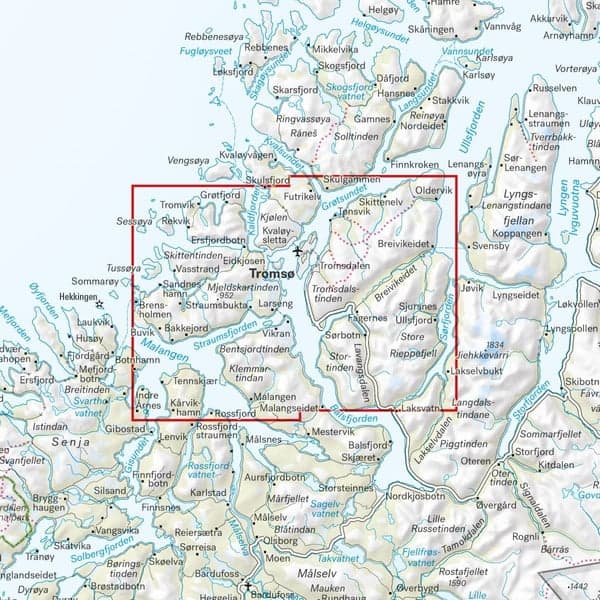 Turkart Tromsø 1:50 000, view: 1