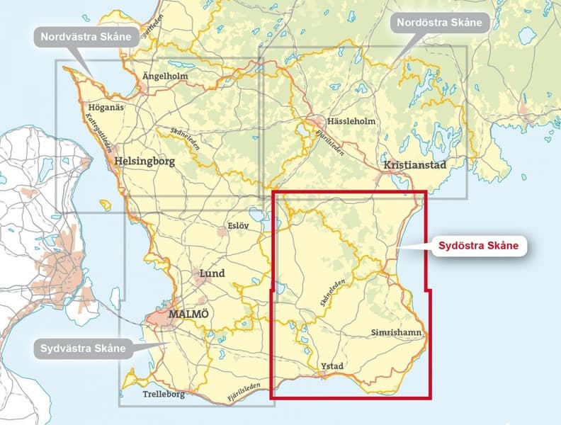 Sydöstra Skåne 1:50 000, view: 2